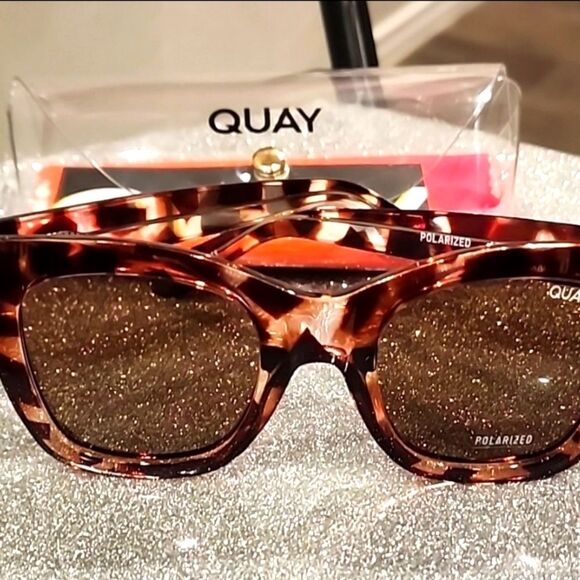 Quay After Hours 46MM Polorized Square Sunglasses main image 6
